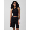 GAP Ribbed Tank Top with Logo - Women's čierna M GAP 1200140063456