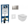 Geberit SET Duofix 111.300.00.5 +WCzávesné Id.Standard TESI +sedátko +Sigma30 ChrM/Chróm 111.300.00.5 NF7