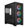 Cooler Master case Elite 301, mATX, Průhledná bočnice, 3x 120mm ARGB Fan, Černá E301-KGNN-S00