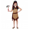 Detský krátky indický Kostým Pocahontas Divoký západ 116