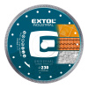 EXTOL® INDUSTRIAL Kotouč diamantový TURBO THIN CUT, 230×22,2×2,0 mm 8703045