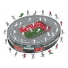 Arsenal FC Drevené puzzle Arsenal FC, Emirates štadión, 270 ks