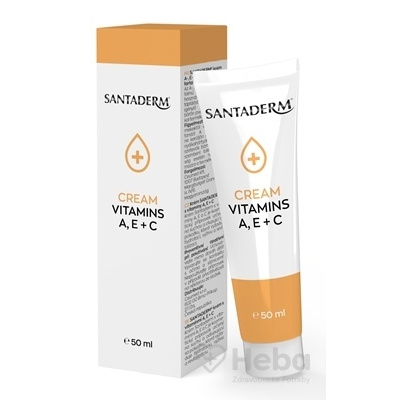 Santaderm Cream Vitamins a, e + c krém s vitamínmi na suchú a odlupujúcu sa pokožku 1x50 ml