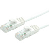 Value 21.99.1472 RJ45 sieťové káble, prepojovacie káble CAT 6A U/UTP 2.00 m biela netienený 1 ks; 21.99.1472