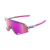 100% SLENDALE - Polished Translucent Grey - Purple Multilayer Mirror Lens