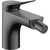 HANSGROHE Vivenis páková bidetová batéria s odtokovou súpravou s tiahlom, kartáčovaný čierny chróm, 75200340