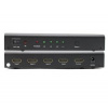 PremiumCord HDMI switch 4:1, kovový, diaľkové ovl. khswit41b