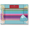 Pastelky FABER-CASTELL Sparkle v dizajnovej plechovej dóze, súprava 21 ks (4005402016419)
