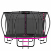 THUNDER® | ULTRA 16FT Ružová | Záhradný trampolín 488 cm | Bezpečnostná sieť vnútri | 108 tvrdených pružín | Nosnosť 150 kg | Ružová |