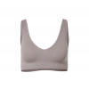 Tchibo - Bezšvová korzetová podprsenka - pre dámy - veľ. L 44/46 - farba: sivá