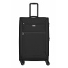 Veľký textilný cestovný kufor na kolieskach TSA 100l Travelite 080540 čierna