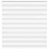 vidaXL Zebra roleta biela 140x100 cm šírka látky 135,9cm polyester 4014737