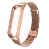 Kovový náramek milánský tah pro Xiaomi Mi Band 3 a 4 Barva: Zlatý