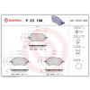 Sada brzdových platničiek kotúčovej brzdy BREMBO P 23 198