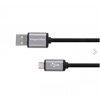 Kábel USB Kruger&Matz KM1236 USB/USB-micro 1,8m čierny