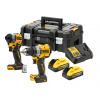 DeWalt DCK2051H2T aku vŕtačka + rázový uťahovák 18V 2x5,0Ah aku Powerstack