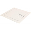 Komínové kontrolné dvierka oceľové 14x14cm biele