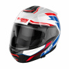 Moto helma Nolan N100-6 Surveyor Metal White/Blue N-COM 24 Modrá S
