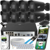 Sada kamier na monitorovanie DVS IP 8 Mpx, 8 kamier IP67, 1 TB