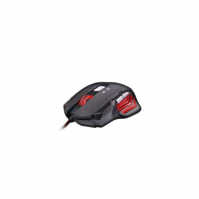 Herná myš C-TECH Akantha (GM-01R), casual gaming, herná, červené podsvietenie, 2400DPI, USB (GM-01R)