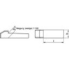 TOOLCRAFT ocel C45K klin s nosom (Ø x d) 12 mm x 63 mm 10 ks; 138884