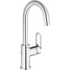 GROHE BauLoop páková umývadlová batéria s otočným výtokom, s plastovou odtokovou súpravou s tiahlom, výška výtoku 209 mm, chróm, 23763000