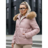 Zimná ružová dámska bunda TY5526, ty5526-XXL XXL