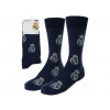 Real Madrid FC Ponožky Real Madrid, crew, tmavomodré, 1 pár, 38–45