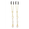 Taboom Tweezers with Pearls Gold