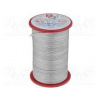 Postriebrený medený drôt 1,2mm 500g Cu,postriebrené 49m