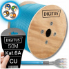 SIEŤOVÝ KÁBEL LAN KRÚTENÁ DVOJLINKA RJ45 S/FTP KAT.6A LS0H ECA 50M DIGITUS