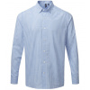 Premier Workwear Pánska košeľa s dlhým rukávom PR252 Light Blue -ca. Pantone 7451 XL