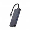 Replikátor portov Rapoo UCM-2004 8-in-1 USB-C Multiport Adapter (UCM-2004)