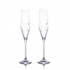 Poháre na sekt MEADOW Swarovski 190 ml 2 ks + svadobné gravírovanie (B.Bohemian crystal Meadow SW)