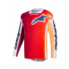 Dres RACER PORTL, ALPINESTARS (červená/oranžová/světle šedá, vel. L)