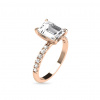 iZlato Forever Diamantová obruč z ružového zlata pre 2ct diamant Imani, 18K CSTM7750PR-200