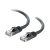 C2G Cat5e Booted Unshielded (UTP) Network Patch Cable - Patch kabel - RJ-45 (M) do RJ-45 (M) - 1 m - UTP - CAT 5e - lisovaný, provedení bez hrbolků, licna - černá