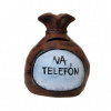 Pokladnička s nápisom - na telefón