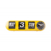 Nástenné hodiny Tube Flip Karlsson KA6032YE, 14cm