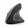 Myš GEMBIRD MUSW-ERGO-01, vertikálna, bezdrôtová, prijímač USB, čierna Gembird