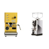 Profitec GO, yellow + Eureka Mignon Turbo, CR chrome
