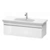 Duravit DuraStyle - Umývadlová skrinka 40x113x45 cm, 1 zásuvka, lesklá biela DS639502222