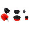 Sada kief na vŕtačku na čistenie auta CAR DETAILING DRILL BRUSH 6, 6ks