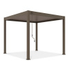 Gutroof Elegance hliníková pergola 3 x 3 taupe