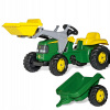 Hračky roll hračky John Deere pedál traktor+príves (Hračky roll hračky John Deere pedál traktor+príves)