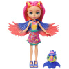 Mattel Enchantimals Slnečná pláž - Trippi Tukan a bábika s altánkom a domácim miláčikom (HRX83)