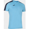 Joma Dres ACADEMY T-SHIRT FLUOR TURQUOISE-DARK NAVY S/S Veľkosť: 8XS/7XS