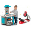 Set kuchynka skladacia elektronická Tefal Opencook Bubble Smoby červená so zvukom a magickým bublaním a trenažér s elektronickým simulátorom V8 Driver