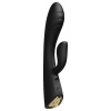 Dorcel Flexi Rabbit - hrejivý vibrátor s klitorisovým ramenom (čierny)