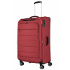 Veľký cestovný kufor na kolieskach TSA 100l Travelite Skaii 092649 červená